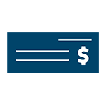 money cheque icon